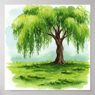 Weeping Willow Poster
