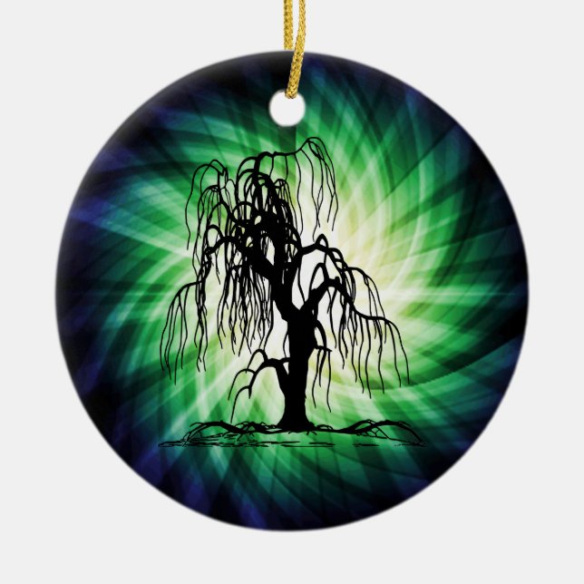 Weeping Willow Tree Keramik Ornament (Vorne)