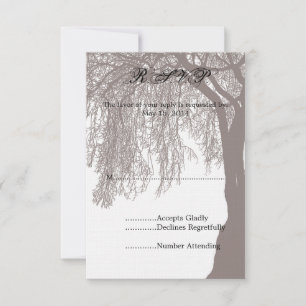 Weeping Willow Tree Wedding RSVP