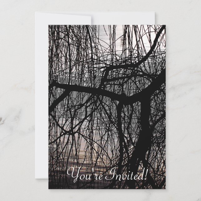 WEEPING WILLOW TREES EINLADUNG (Vorderseite)