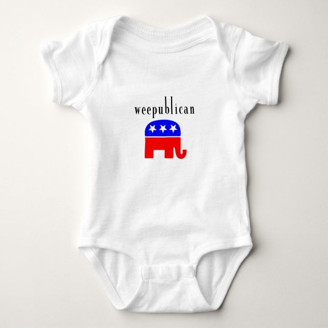 weepublican baby strampler (Vorderseite)