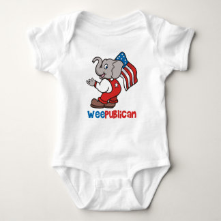 WeePublican und Flagge Baby Strampler