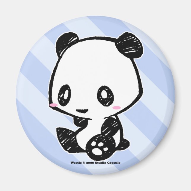 Weetle Panda Magnet (Vorne)