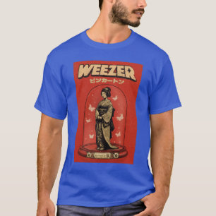 Weezer Pinkerton Butterfly Lied Vintage Japanische T-Shirt