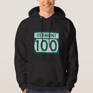 Weg 100, Vermont, USA Hoodie
