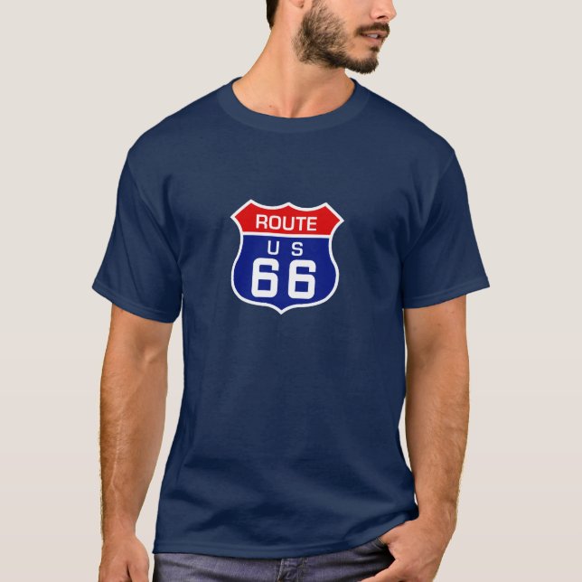 Weg 66 auch T-Shirt (Vorderseite)