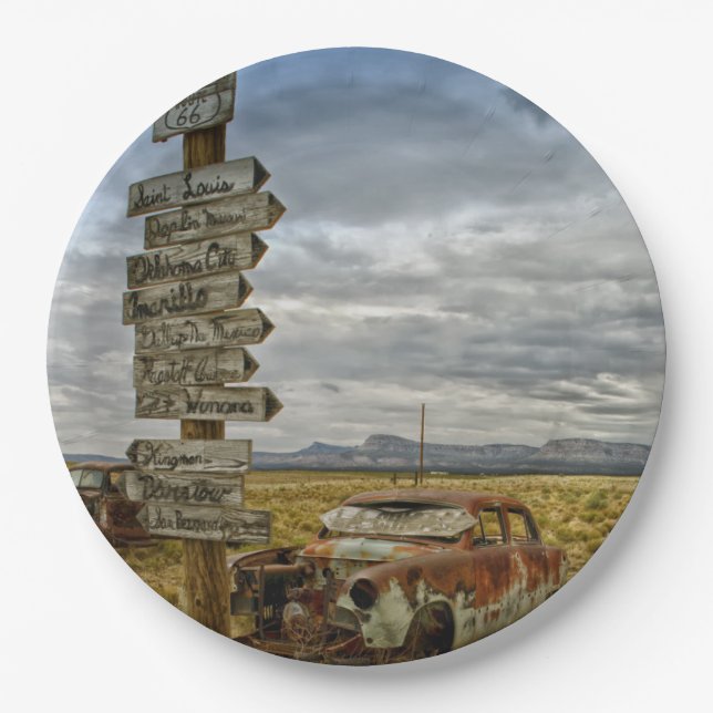 Weg 66 pappteller (Vorderseite)