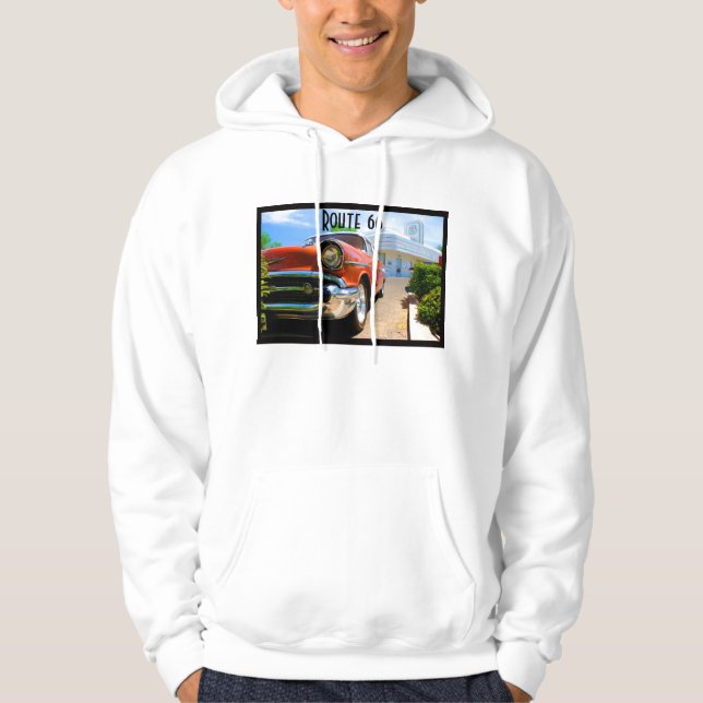 Weg 66 Restaurant und Chevy Hoodie (Vorderseite)