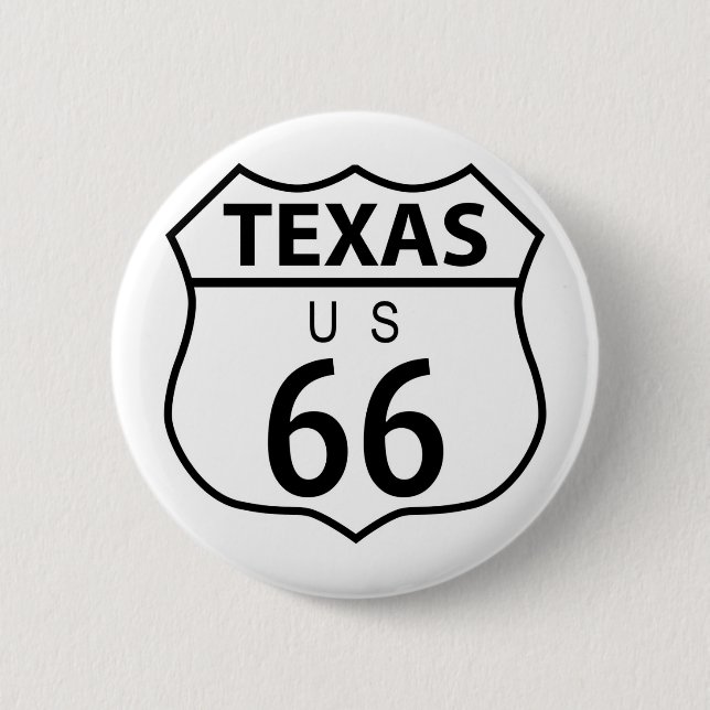 Weg 66 Texas Button (Vorderseite)