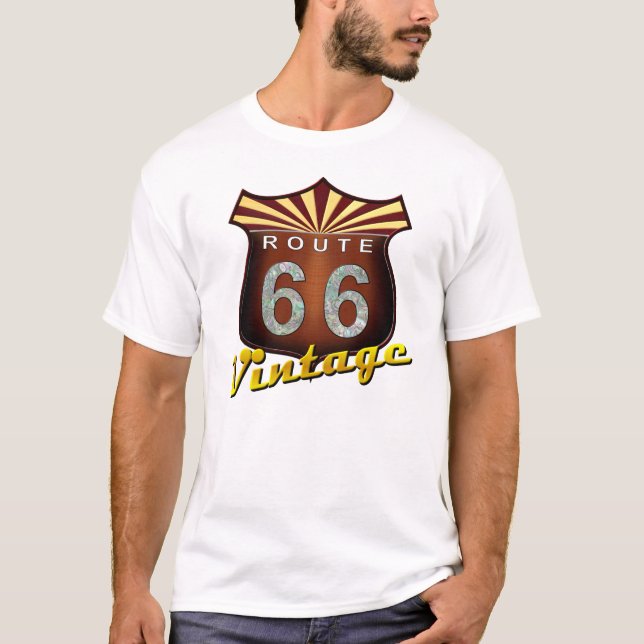 Weg 66 Vintag T-Shirt (Vorderseite)