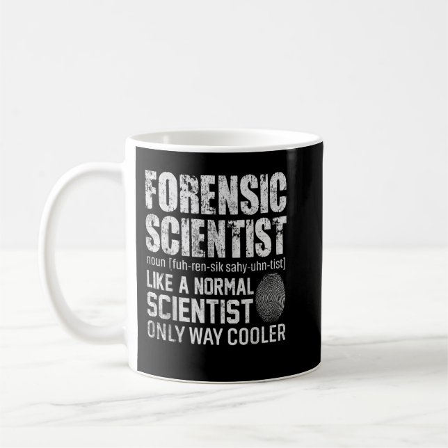 Weg Cooler forensische Wissenschaftlerin Kaffeetasse (Links)