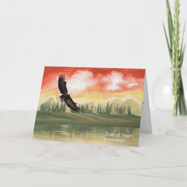 Weg der Tränen Karte (Vorderseite)