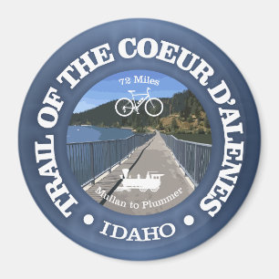 Weg des Coeur d'Alene (Radweg c) Magnet