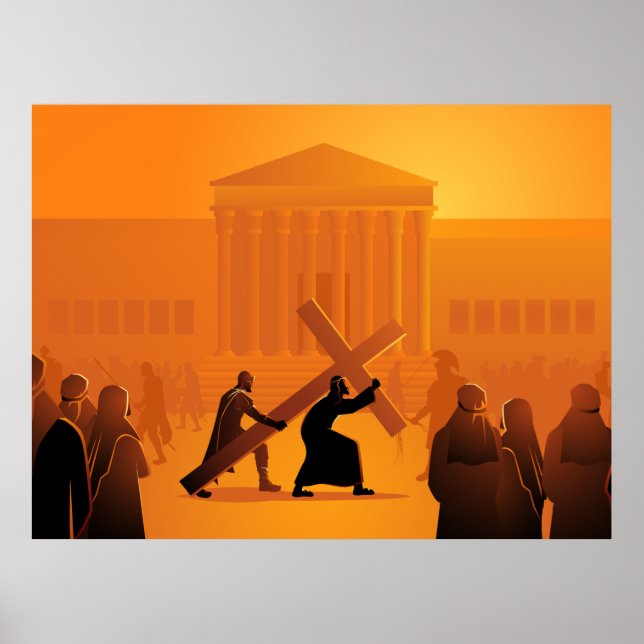 Weg des Cross 2 Station Poster (Vorne)