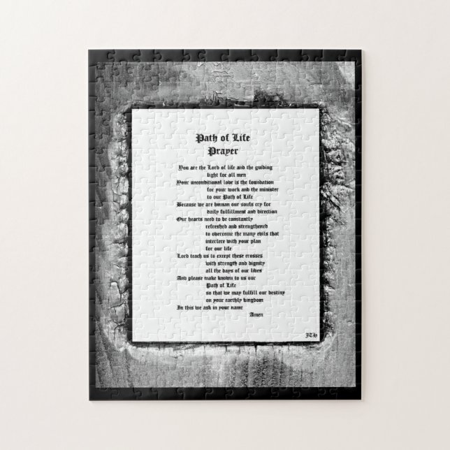Weg des Leben-Gebets Puzzle (Vertikal)