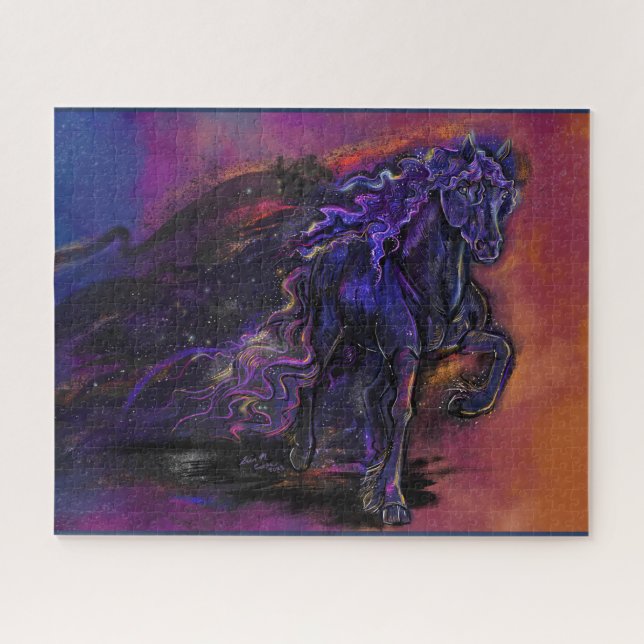 Weg des Sternes Pferd Puzzle (Horizontal)