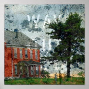 Weg dorthin Kleiner Platz Poster