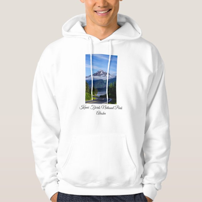 Weg durch Alaska Hoodie (Vorderseite)
