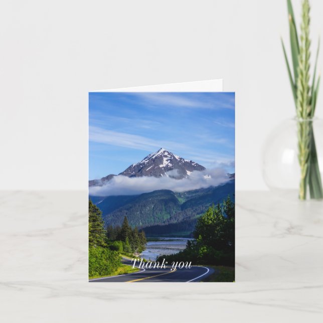 Weg durch Alaska Karte (Vorderseite)