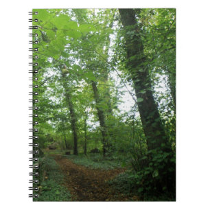 Weg durch das Green Forest Notebook Notizblock