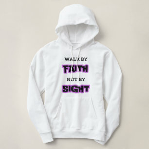 Weg durch den Glauben, nicht durch die Augen Hoodie
