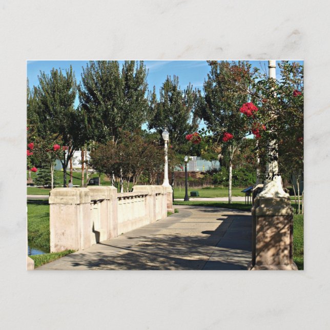 Weg durch den Park Postkarte (Vorderseite)