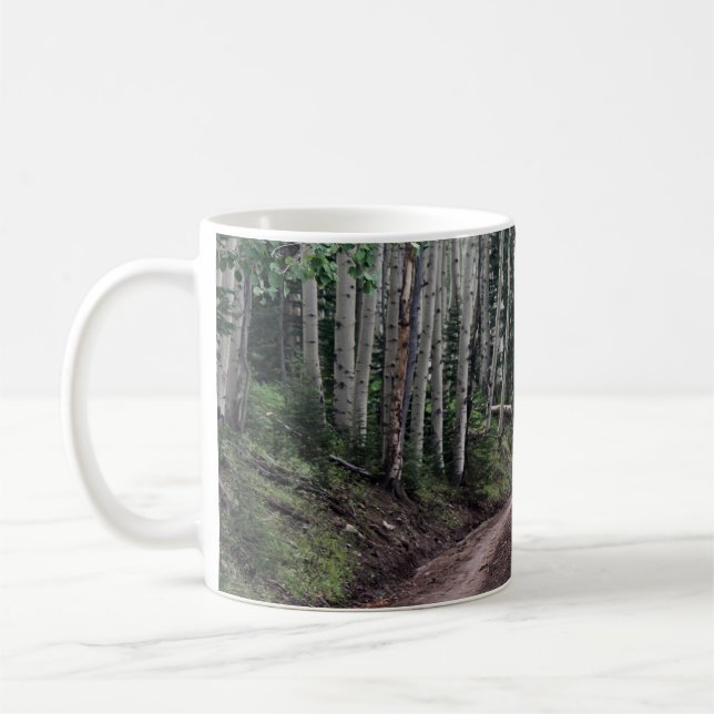 Weg durch die Birke Kaffeetasse (Links)