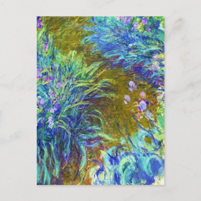 Weg durch die Iren Claude Monet Postkarte (Vorderseite)