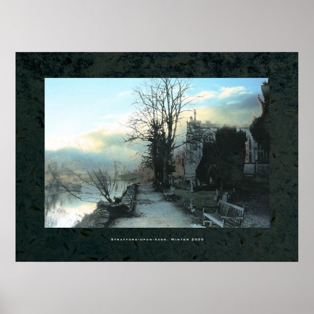 Weg entlang der Avon in Stratford. Poster (Vorne)