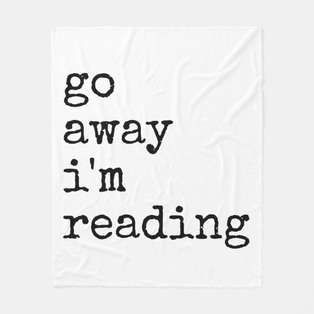 Weg gehe ich lese Decke (Vorderseite)