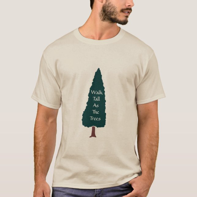 Weg hoch als die Bäume - T - Shirt (Vorderseite)