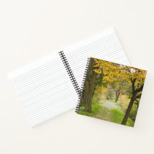Weg im Herbst Notizbuch