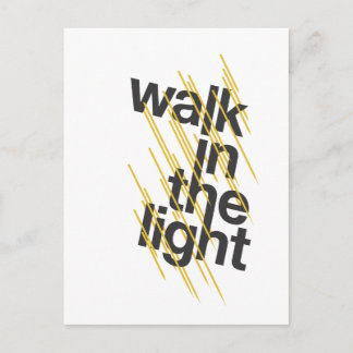 Weg im Licht Postkarte