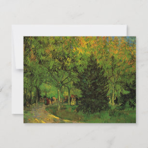 Weg im öffentlichen Garten, Arles von Vincent van