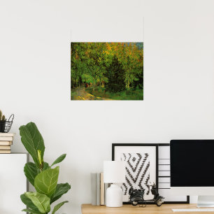 Weg im öffentlichen Garten, Arles von Vincent van  Poster