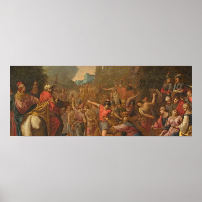 Weg in Calvary - Kreis von Claude Déruet Art Poster (Vorne)