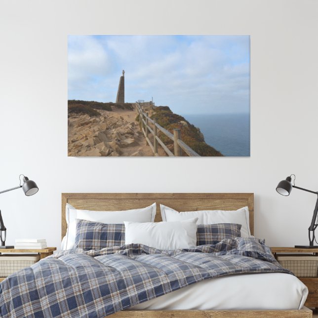 Weg in den Nebel. Kap Roca Leinwanddruck (Insitu (Schlafzimmer))