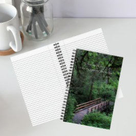 Weg in den Wald John Muir Zitat Notizbuch