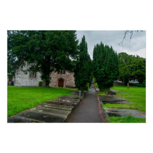 Weg in die Geschichte: St. Asaph Parish Church, Wa Poster