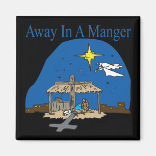 Weg in einer Krippe Magnet