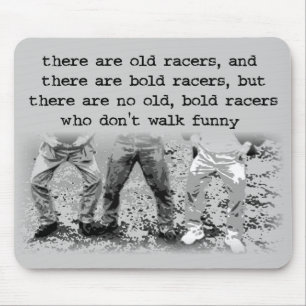 Weg-lustiger Schmutz-FahrradMotocross Mousepad