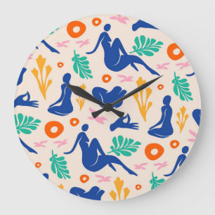 Weg mit der Natur Große Wanduhr