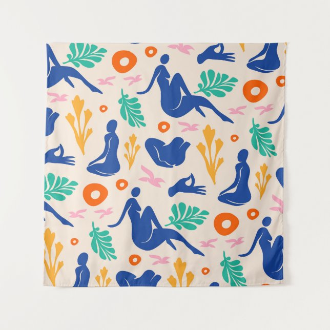 Weg mit der Natur Wandteppich (Vorderseite)