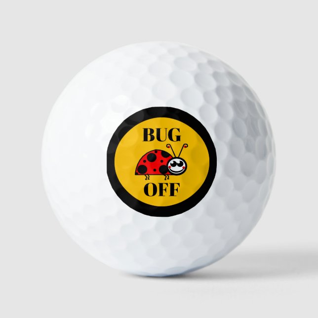 Weg mit Golfbällen Golfball (Vorderseite)