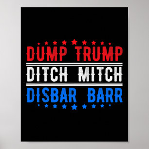 Weg mit Trump, weg mit Mitch, zerreißt die amerika Poster