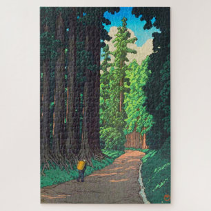 Weg nach Nikko durch Kawase Hasui, japanische Kuns Puzzle
