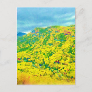 Weg über den Bergen Postkarte
