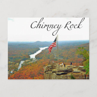 Weg über den Chimney Rock Postkarte