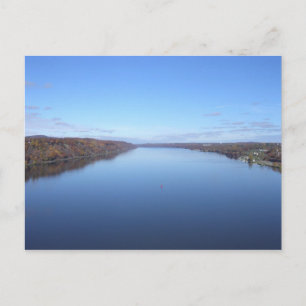 Weg über den Hudson Postkarte