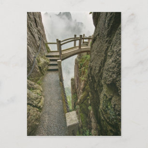 Weg und kleine Brücke, Gelber Berg, Postkarte